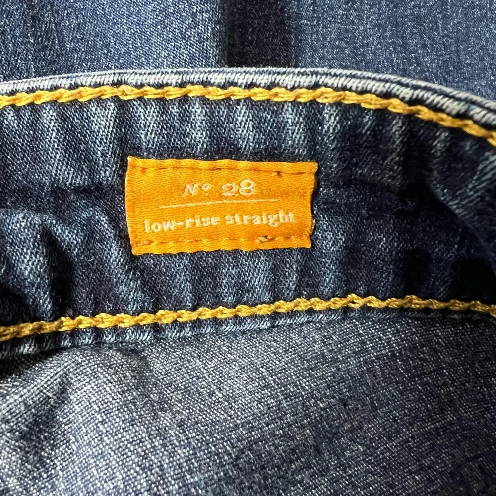 Pilcro and the Letterpress‎ long denim shorts Size 28 low rise straight